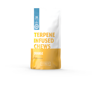 Orange Terpene Infused Chews 250mg (25mg x10) - Curio